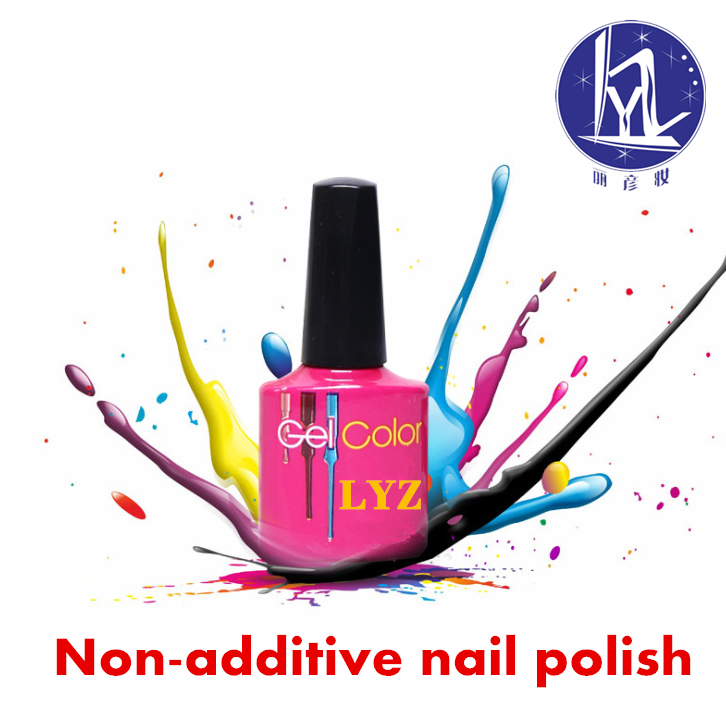 Non-additive nail polish